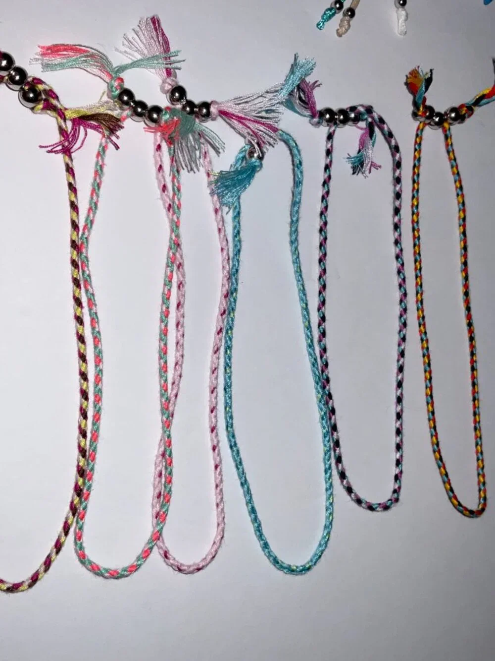Infinity Charm & Braided Friendship Bracelet Bundle | Adjustable String Bracelet
